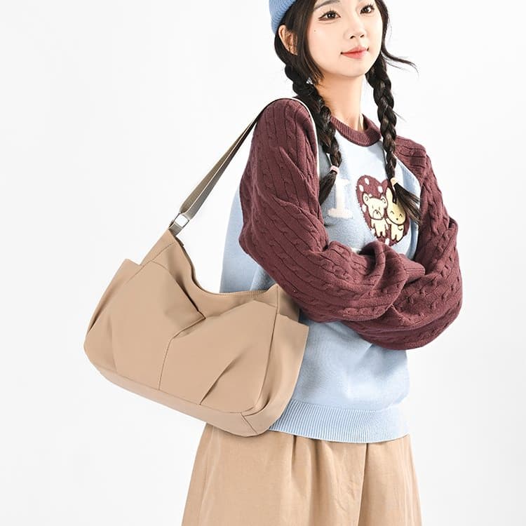 Borsa a tracolla semplice grande capacità messenger tote borsa da donna