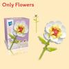Jasmine Lotus Lily Of Valley Flower Building Blocks Assembling Toy