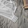 Plus Size Women's Lace Underwear, Sexy and Beautiful Back, No Steel Ring, Thin Bra with Side Breasts
