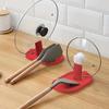 Folding Pot Lid Rack Spoon Rack Kitchen Cooking Tools Multifunctional Rack Heat Resistant Storage Rack Kitchen Accessories