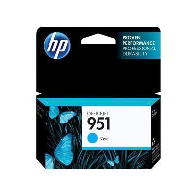 Cartouche d'encre HP 951 Cyan pour imprimante Officejet - 700 pages