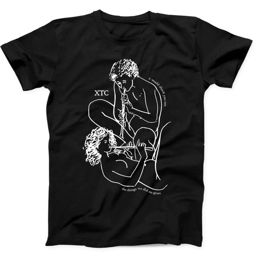 XTC Grass Punk Rock Music Gift Black T Shirt 229