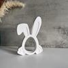 Hollow Out Rabbit Plaster Ornament Mold Cookie Egg Rabbit Easter Gift Decoration Plaster Drip Molds