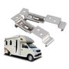 Rvs Auto Kenteken Frame Houder Trailer Nummerplaat Clips Lente Beugel Cover Vaste Accessoires 1 Paar