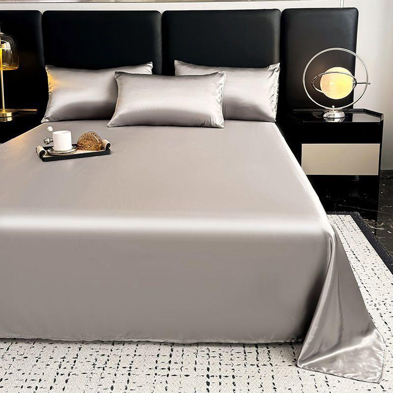 Hot Season Solo Cooling Bed Sheet: Solid - Color, Breathable Bedding Perfect for College Dorms & Summer Naps