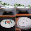 Japanese Warehouse Stylish Tableware Kutani Ware Bowl Red Peony Pottery Luxury Japanese Tableware Moribachi Bowl Made In Japan