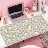 Xlxxl Computer Keyboard And Mouse Pad Beige Brown Leopard Office Home Gaming Setup Gaming Large Desk Accessories Carpet Hybxaxc