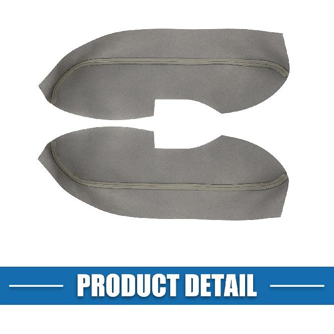 Auto Vordertürverkleidung Armlehnenabdeckung Innenraum Türverkleidungen für Acura TL 2009-2014 Grau 1 Paar