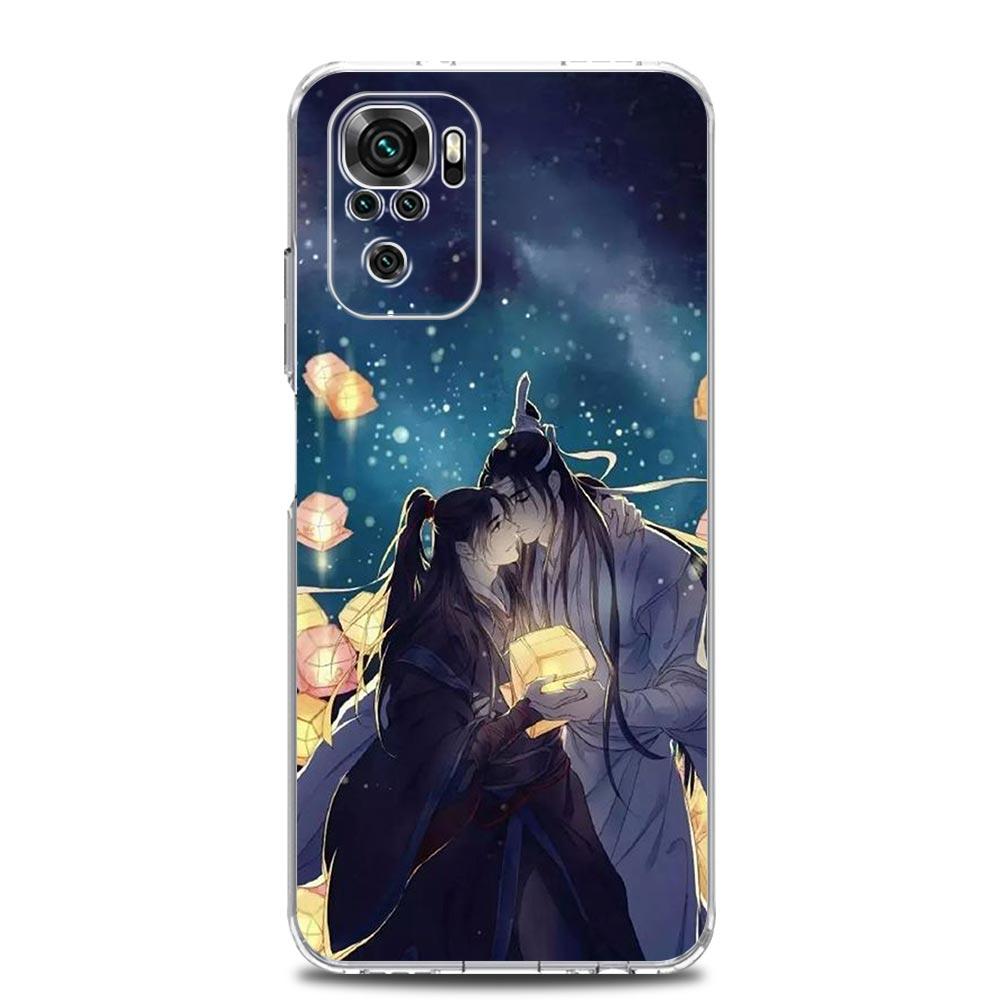 Anime Mo Dao Zu Shi Wei Wuxian Soft Phone Case For Xiaomi Redmi Note 12 11 9S 9 8 10 Pro Plus 7 8T 9C 9A 8A K40 Gaming Cover