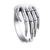 925 Sterling Silver Skeleton Hand Engagement Woman Rings Wedding Ring Party Jewelry Ladies Accessories Jewellery Prevent Allergy
