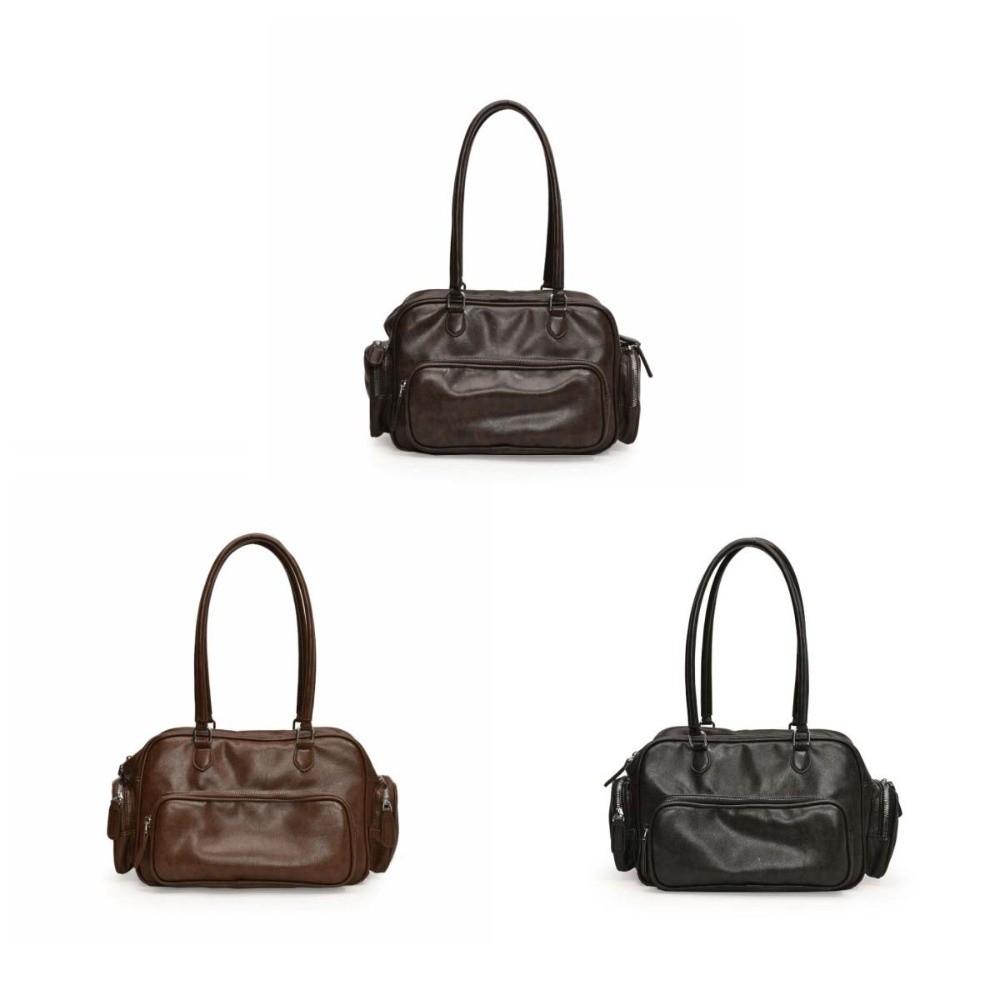 Tote Storage PU Handbag Shoulder Pouch Messenger Bag Fashion PU Leather Shoulder Bag Women