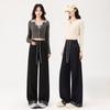 High-Waisted Wide-Leg Denim Pants for Women - 2025 Spring & Autumn Collection