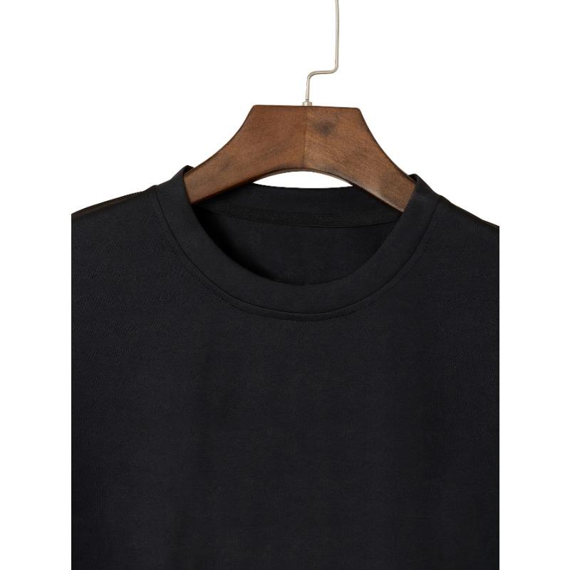 Europäische Größe Kokospalme Grafikdruck Herren Rundhals Kurzarm T-Shirts, Sommer Trendiges T-Shirt, Lässiges Bequemes Vielseitiges Oberteil Für Outdoor-Sportarten
