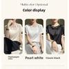 Summer new floral mesh short-sleeve casual T-shirt for women, fashionable top