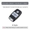 Metal Leather Shell For KIA Rio Rio5 Sportage Ceed Cerato K3 KX3 K4 K5 Sorento Optima Picanto Car Remote Smart Key Case Cover