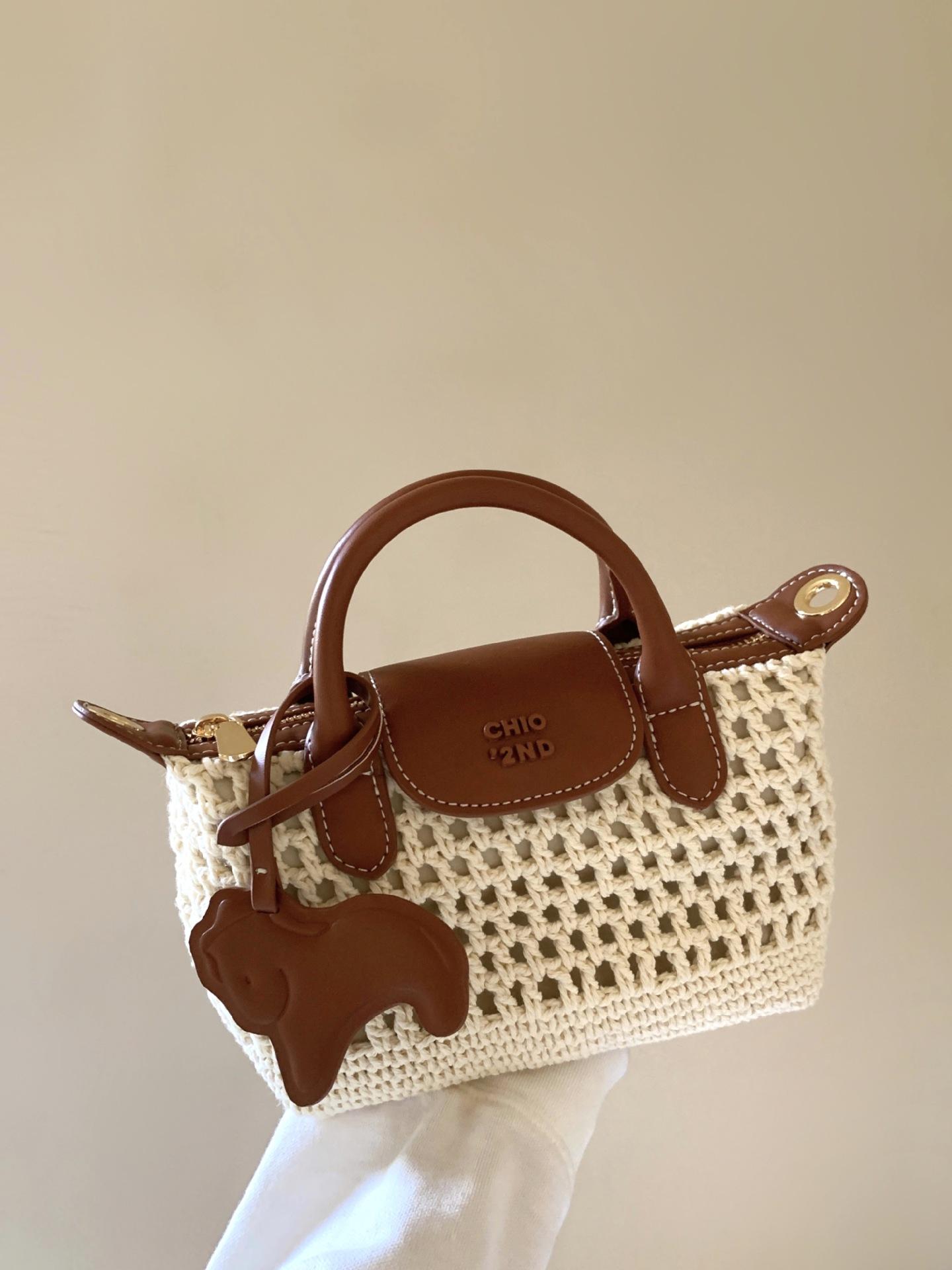 

Сумка-тоут Weekend small note женская летняя повседневная плетеная сумка переносная сумка через плечо