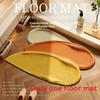 Silicone Diatom Mud Bathroom Absorbent Non Slip Rug With Cartoon Pattern For Home Use