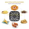 L8RE Air Fryer Steamer Grill Mats Pan for Chefman 8QT Non-Stick Cooking Divider