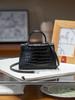 Second Generation Palm Patterned Leather Bag Mini Crossbody Bag Fashionable Cowhide Women's Bag Shoulder Bag Handbag