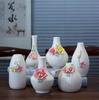 Handmade Ceramic Flower Vase – Ideal for Festive Gifts and Creative Home Decor