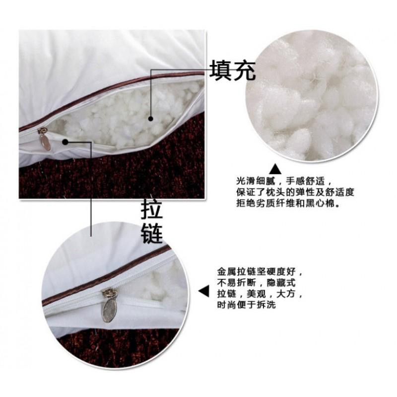 Orthopedic Cervical Support Pillow With Buckwheat Cassia Seed Lavender Filling Cotton Cover Firm Shape Retention Adults