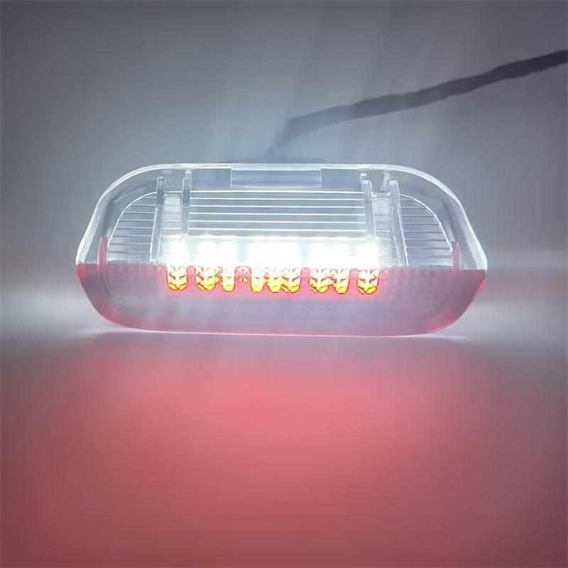 4PCS LED Origin Door Warning Light Interior LAMP LIGHTS+Cable WIRE For Golf Jetta MK5 MK6 Passat B6 B7 CC TIGUAN 3AD 947 411