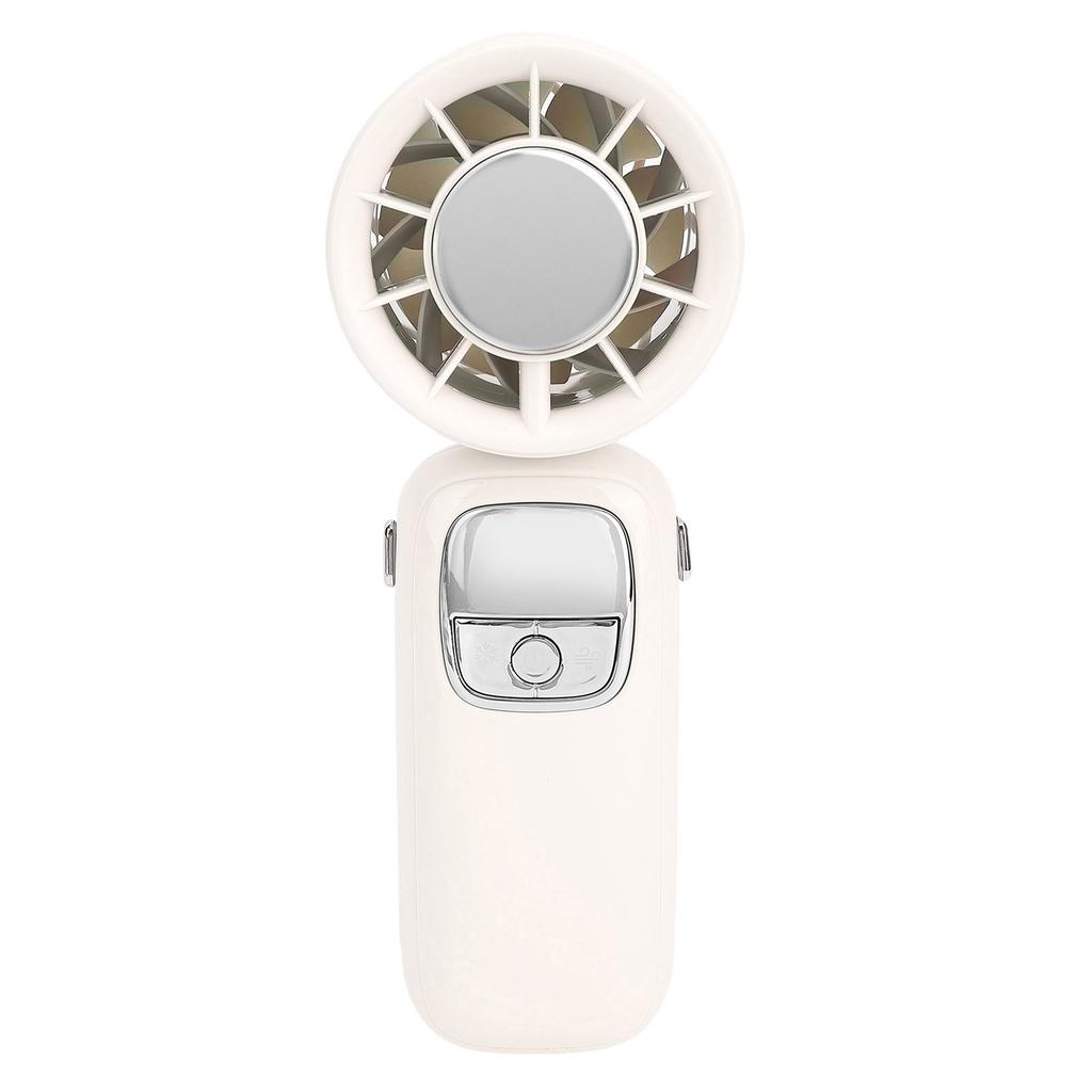 Portable Handheld Turbo Fan 100 Gears Ice Cooling Foldable Neck Hanging Mini Handheld Fan with LED Display for Travel