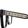 Tolle CHROME HEARTS Brille AMBIDEXTROUS CH Plus Wellington schwarz 925 Herren Gebraucht