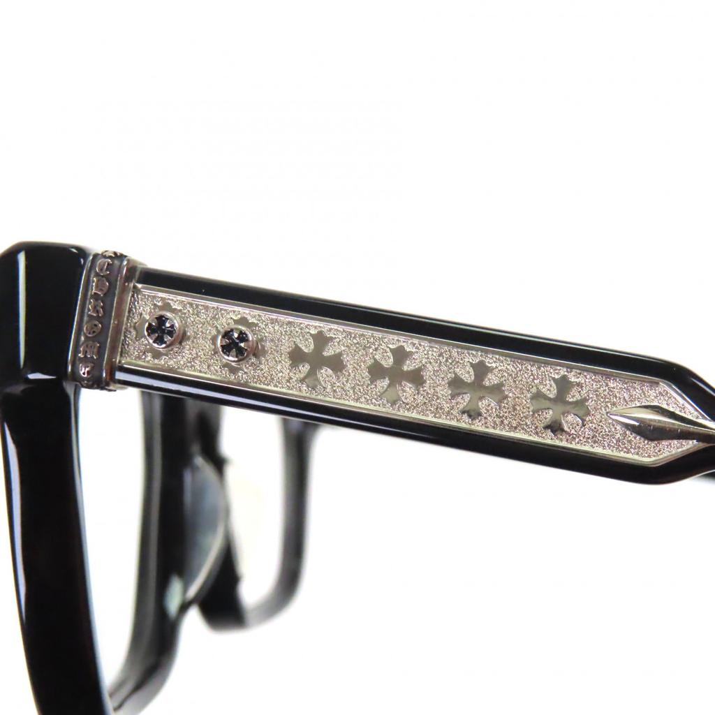 Tolle CHROME HEARTS Brille AMBIDEXTROUS CH Plus Wellington schwarz 925 Herren Gebraucht