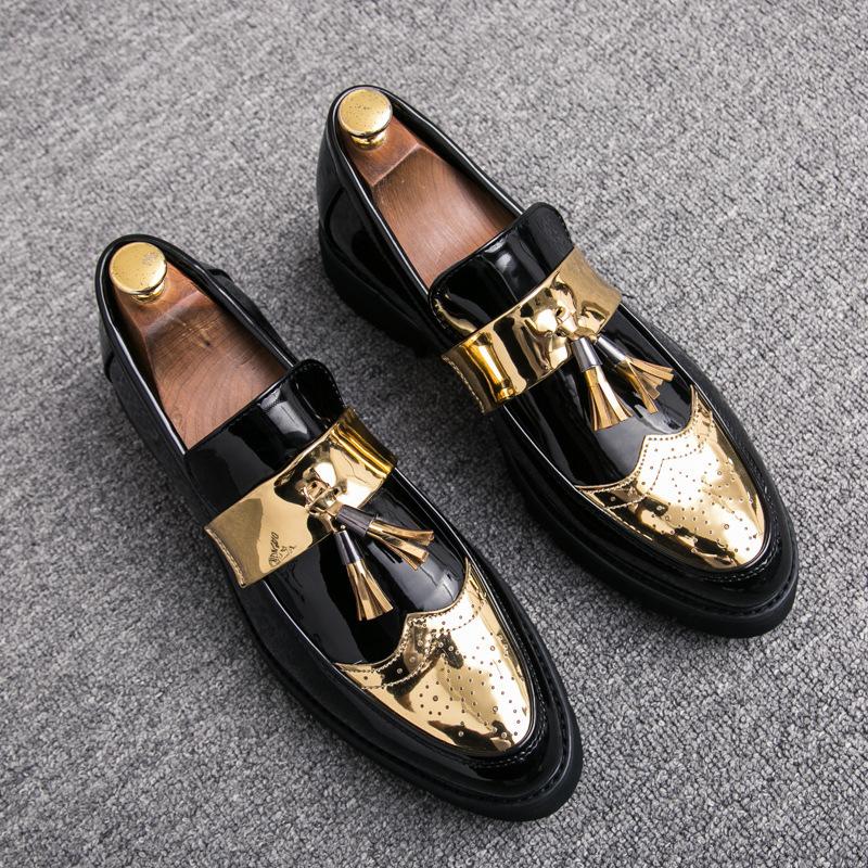 

Large size new leather shoes British style casual leather shoes overfitting and heightening leather shoes 37