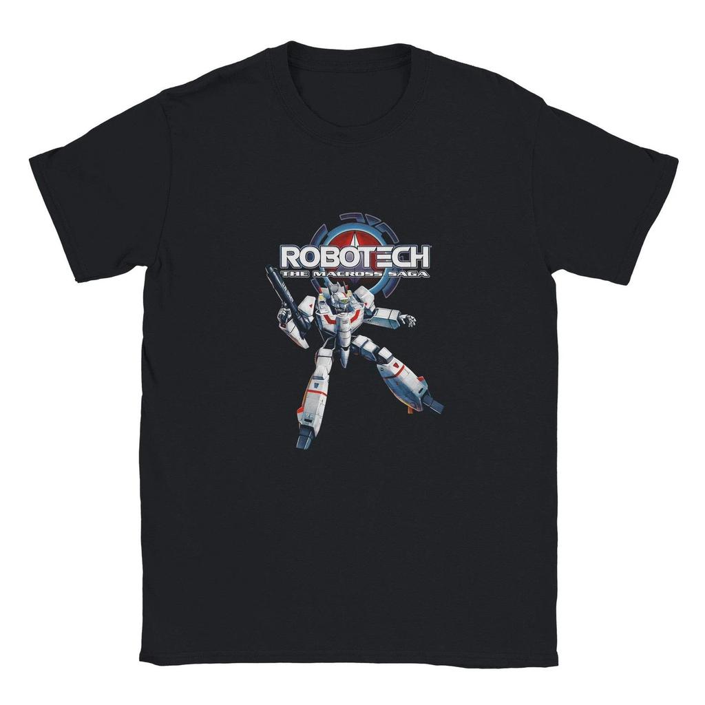 T-Shirt Unisex Robotech - Morbida al Tatto, Pronta per DTG, Regalo per Fan Anime Retro