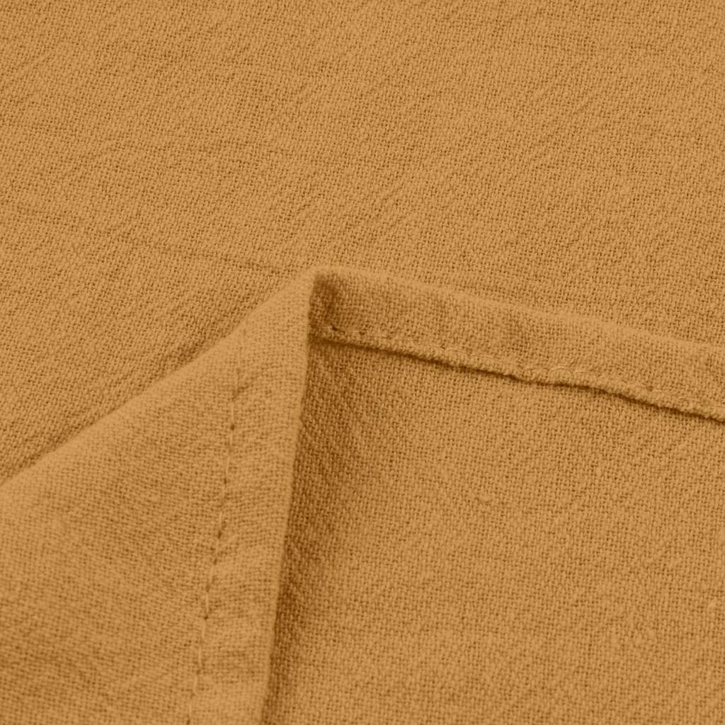 Women's Button Down Cotton Linen Vintage Casual Long Sleeve Dress