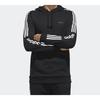 Adidas Essentials 3-Stripes Knit Hoodie Men Hoodies Black EI4673