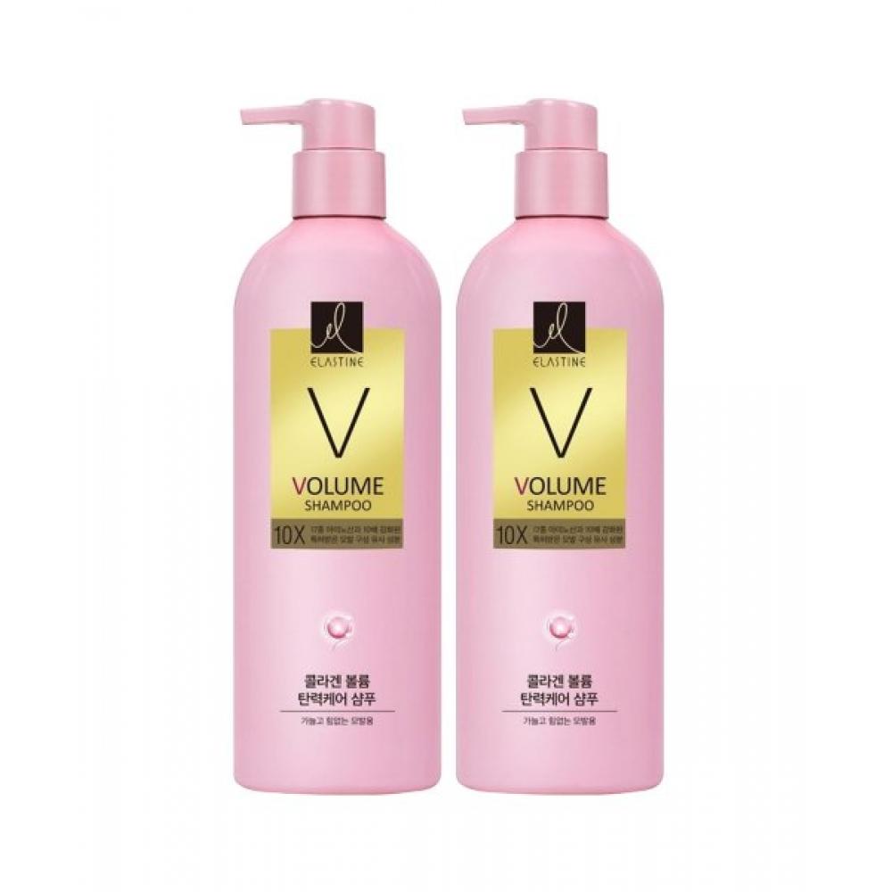 Elastine Volume Firming Care 10X Shampoo 680ml X 2 NONE