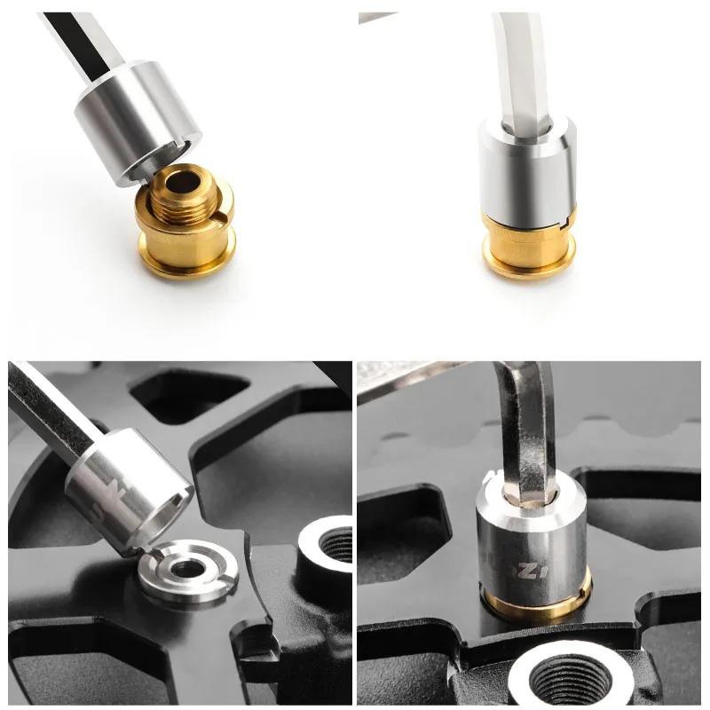 1PC Chainring Bolts Nut Wrench Chainring Screw Removal Install Tools MTB Road Folding Bike Chainwheel Tool