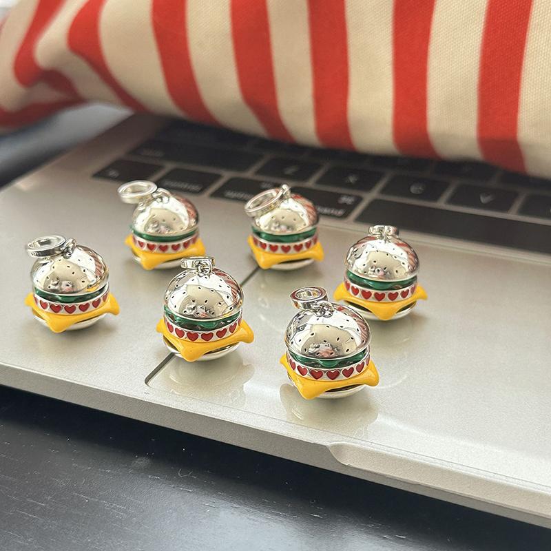 Süßes Hamburger Anhänger Halskette Für Damen Mädchen Schlüsselbein Kette Schmuck Party Geschenk