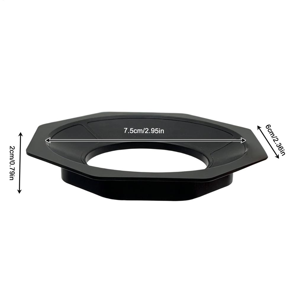 

Подставка для шара для боулинга из АБС-пластика Универсальная Точная Стабильная Удобная Инструмент для обслуживания шаров для боулинга Держатель шлифовальной подушечки для боулинга чёрный