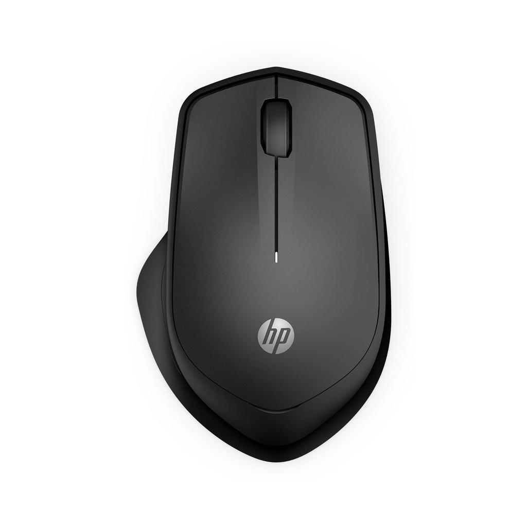 HP 280 Wireless Mouse, Quiet Click, BlueLED, Wireless, 18-Month Life, Ergonomic, Black (Model Number: 19U64AA#UUF), Compatible with Mac, Windows PC,