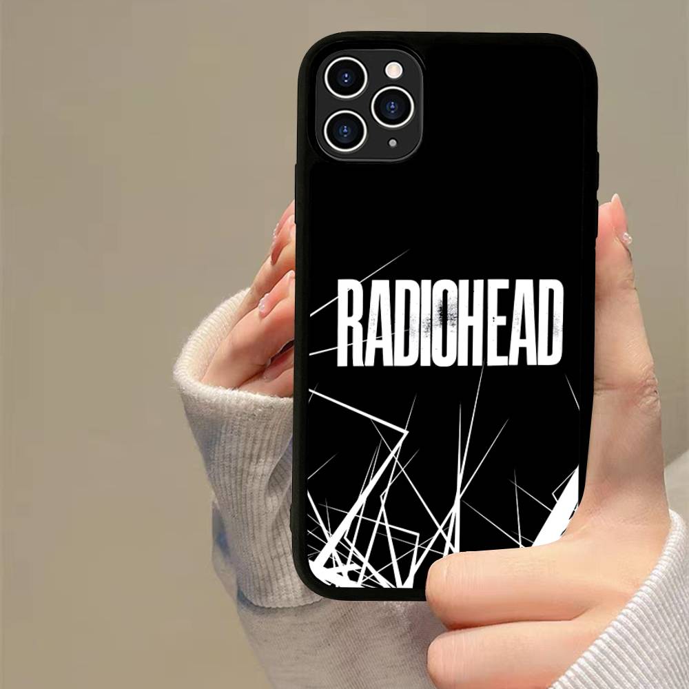 Vintage Fashion Design Radiohead Phone Case Silicone PC+TPU For Samsung S10 20 30 22 23 24 Plus Lite Ultra Cover