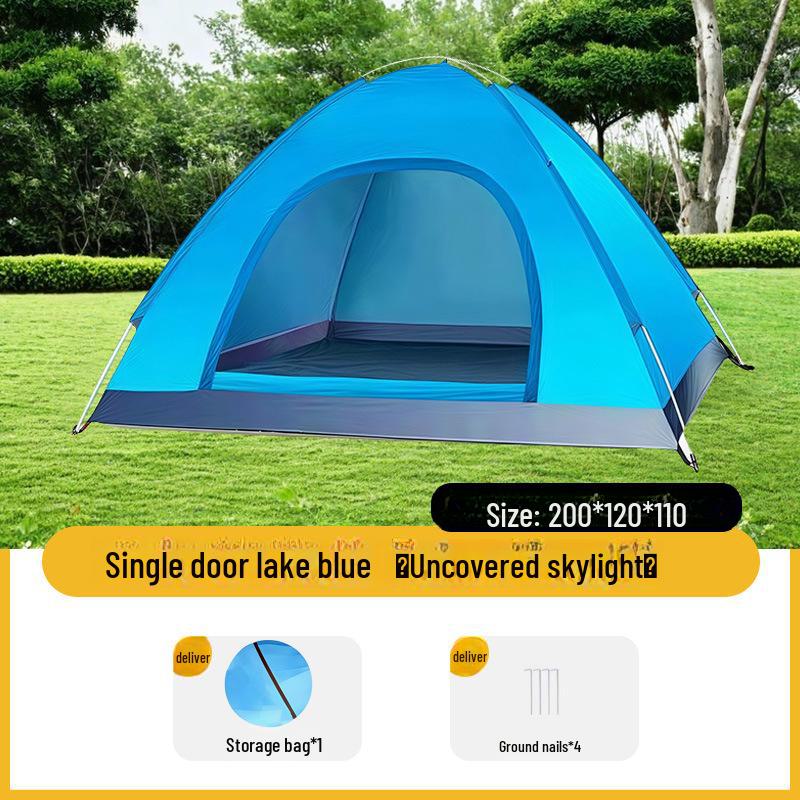 

Автоматическая быстроразворачивающаяся палатка для 3-4 человек - легко устанавливаемое укрытие для кемпинга Single Tent