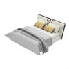 1:20 Dollhouse Bed Scene Decoration, Realistic Miniature Furniture for Chinese Role Play, Bedroom