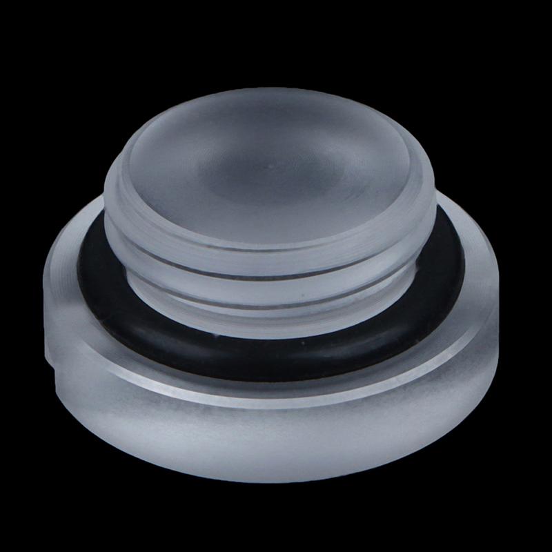 2 Stück mattierter G1/4-Wasserstopfen, mattierter Acryl-Wasserstopp-Verschluss-Dichtungsknopf