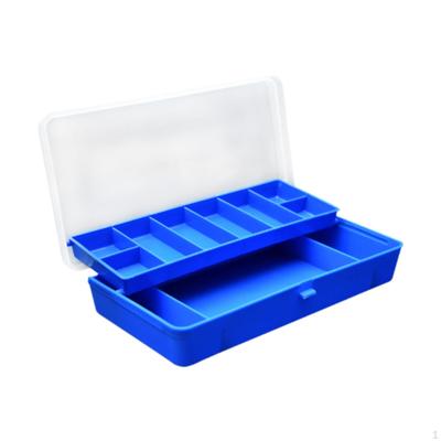 Fishing Tackle Storage Box Practical Top and Bottom Dividers Case for