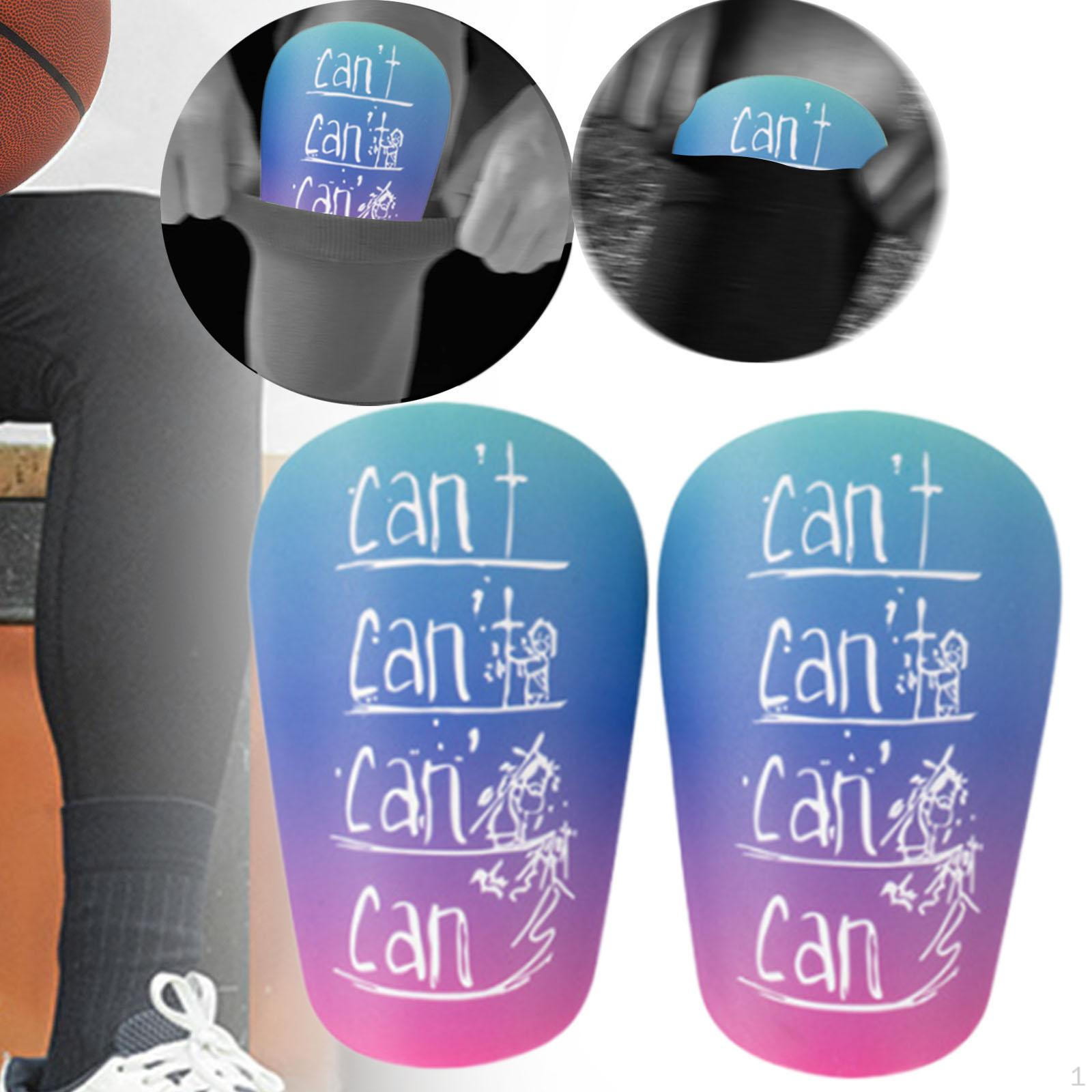 

2 шт. Футбольні щитки на гомілку, Компактні щитки для чоловіків, жінок, дітей, хлопчиків та дівчат, Накладки на литкові м язи, Blue Pink XS