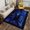 Girl in Blue Room Art Carpet suitable as a non-slip mat for the living room or bedroom sofa
