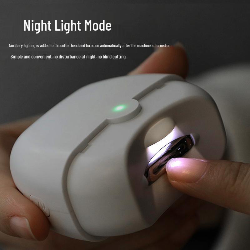 USB-wiederaufladbarer automatischer Nagelknipser für Babys & Ältere - Kompaktes elektrisches Trimmer & Schleifgerät