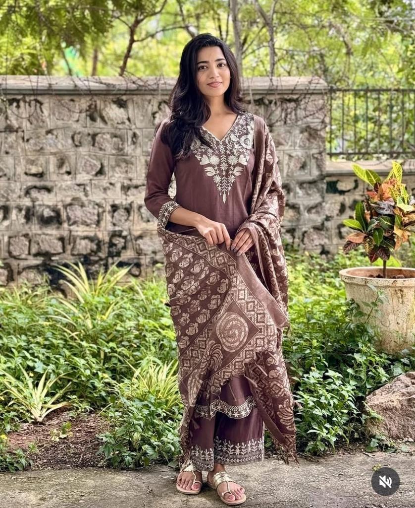Indisches Damen-Designer-Kurta-Hose-Dupatta-Set, Bollywood-Top, Tunika, Kurti, Salwar Kameez