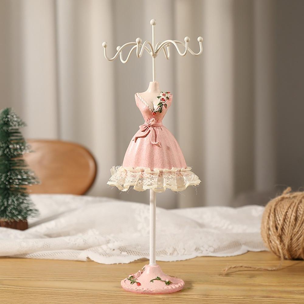 Organizer Rack Necklace Mannequin Display Stand Princess Earrings Rack Stand Display  Jewelry Store