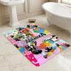 Custom Name Colorful Creatures Living Room Non-Slip Area Rug Soft Carpet for Bedroom Kids Playroom Sofa Office Home Decor Doormat