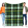 Plaid Pattern Fleece Blanket Soft Lightweight Throw for Home Dcor, Cozy Sofa Bed Blanket Perfect for Gift Giving, Warm Stylish